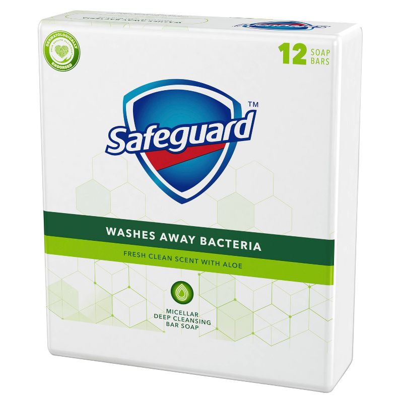Safeguard Aloe Bar Soap - 12pk - 4oz each