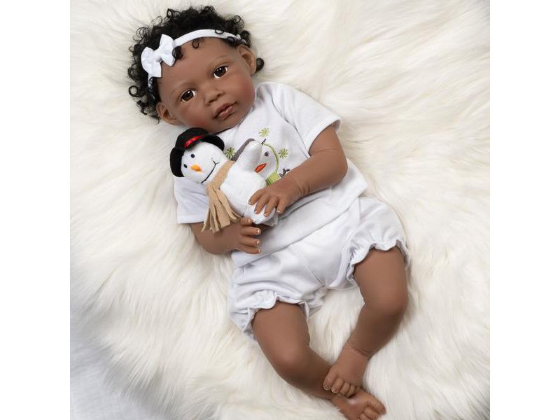 Paradise Galleries Reborn Baby Doll Kione, 20 inch Girl in Soft Vinyl & Weighted Body, 8-Piece Set