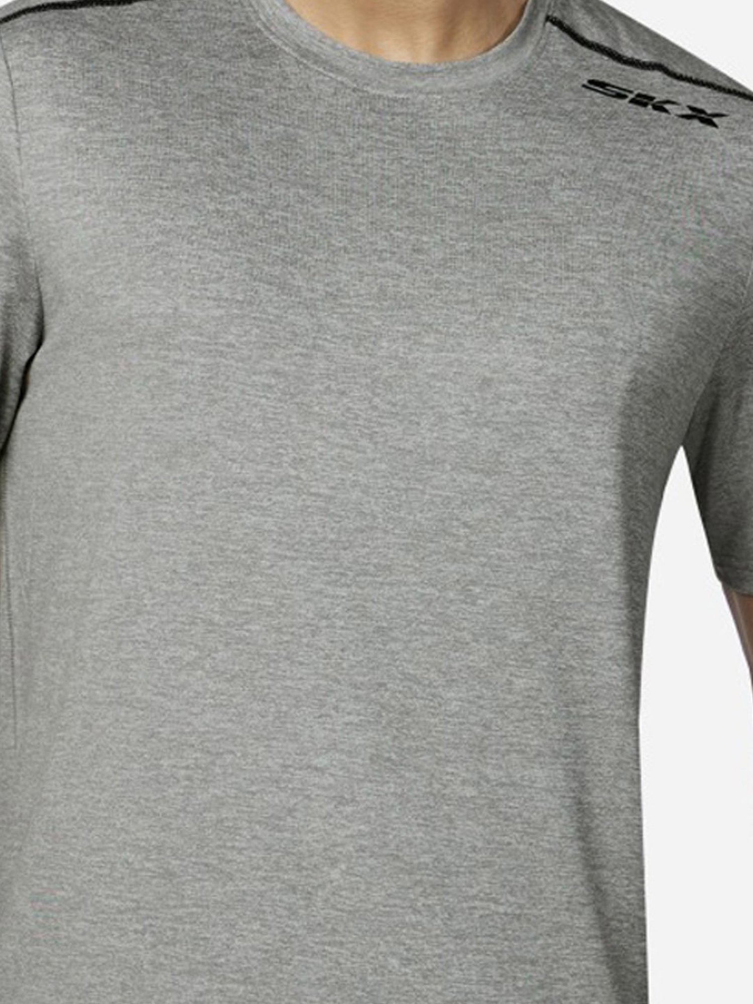 Skechers Grey Regular Fit T-Shirt