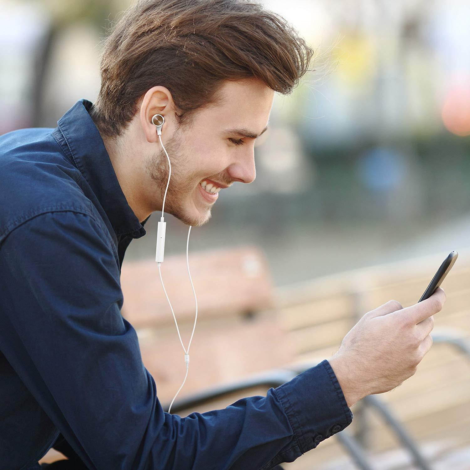 ILUV METALFSGD Metal Forge in-Ear Earbuds with Microphone (Gold)