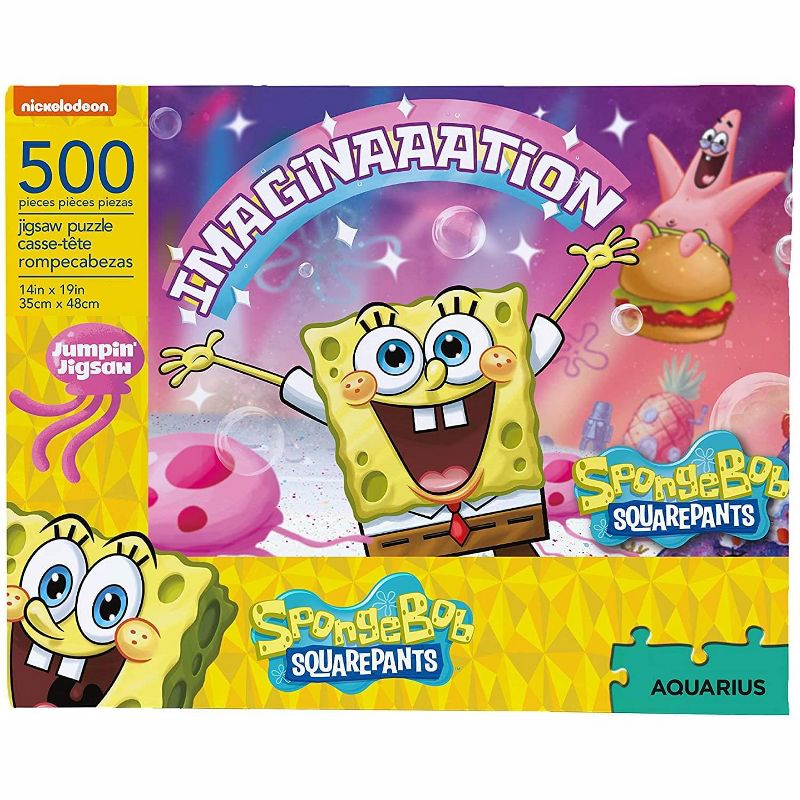 NMR Distribution SpongeBob Imagination 500 Piece Jigsaw Puzzle