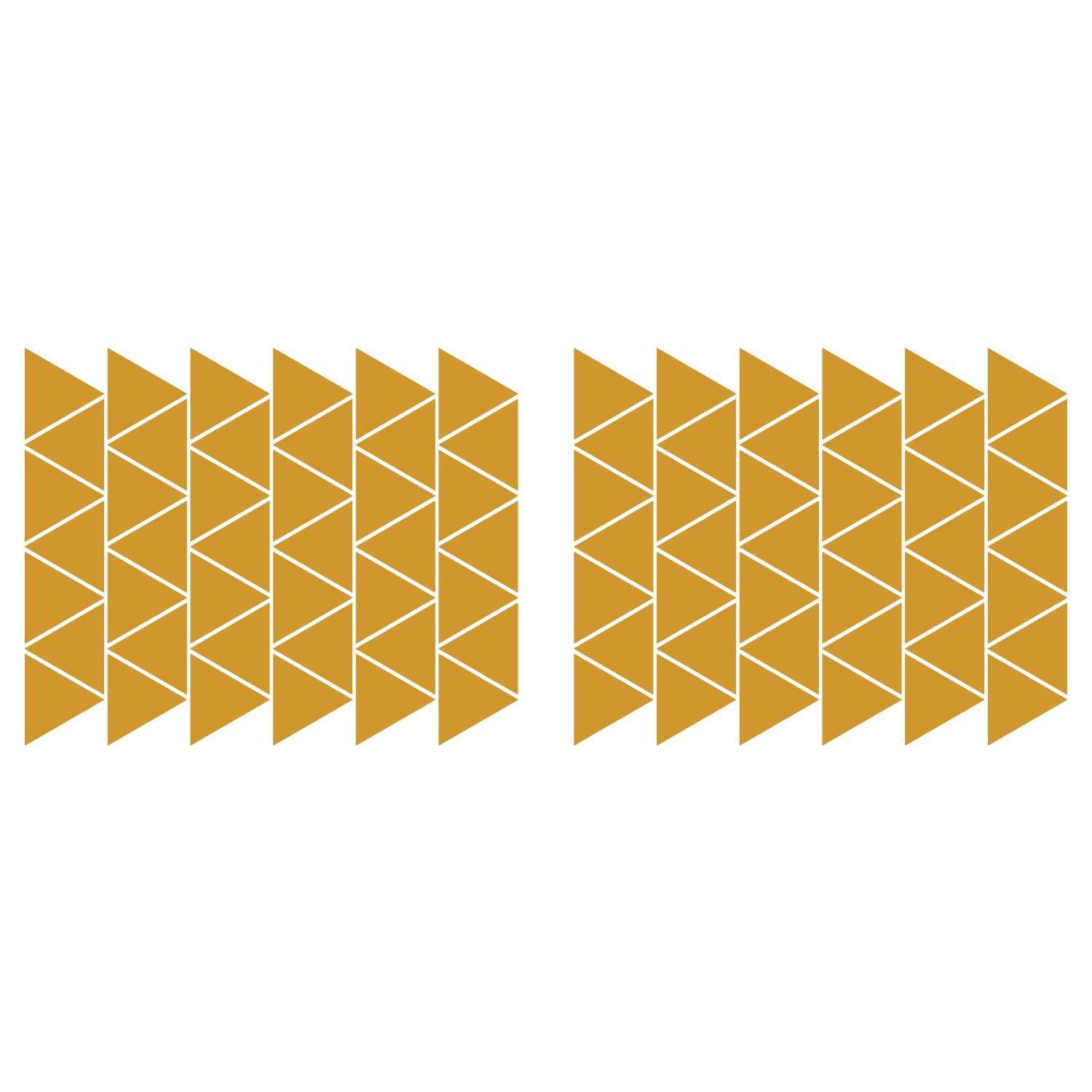 LiteMark 3.5 Inch White Triangle Decals - Pack of 30