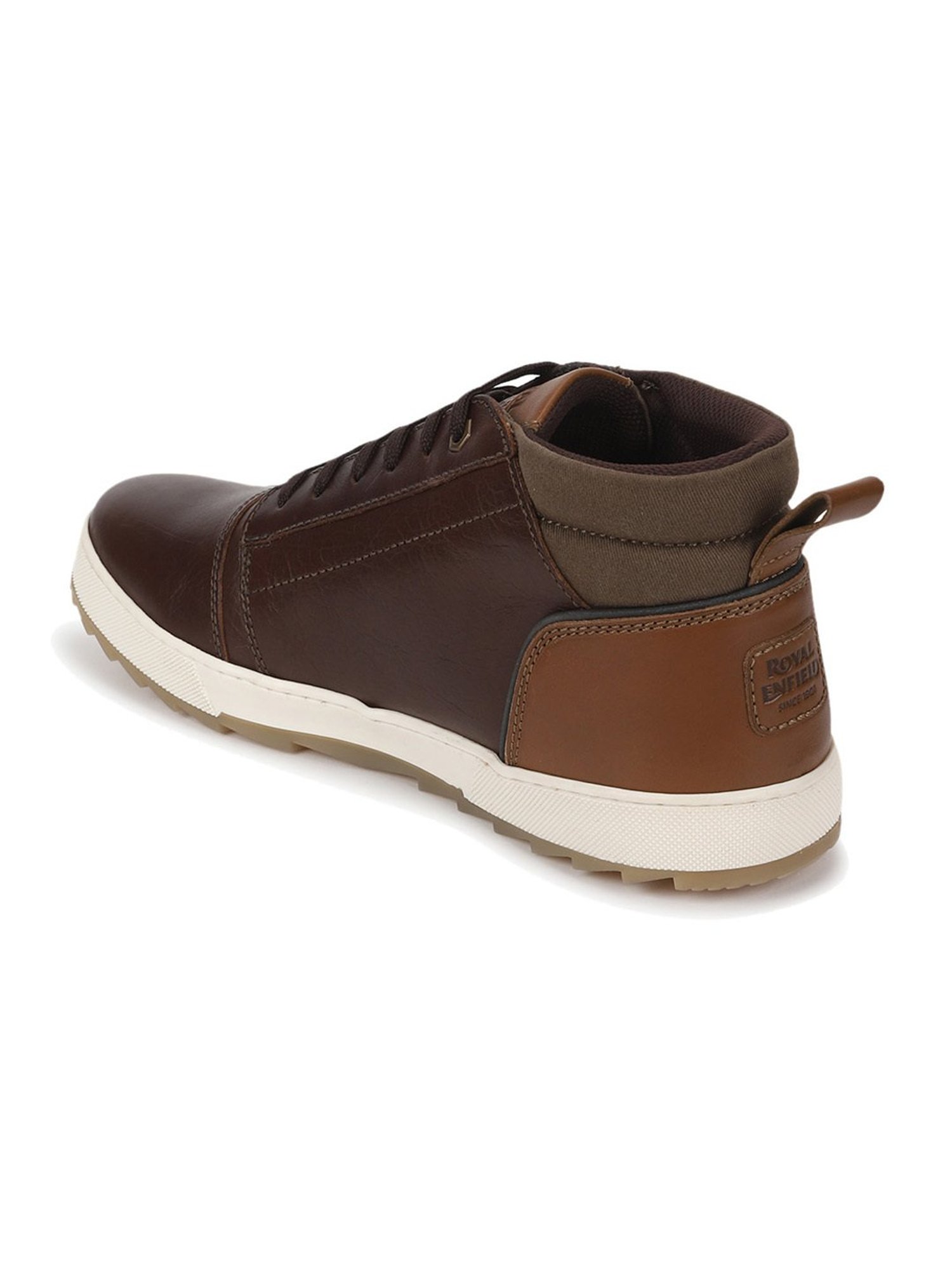 Royal Enfield Men's HANKER Brown Casual Sneakers