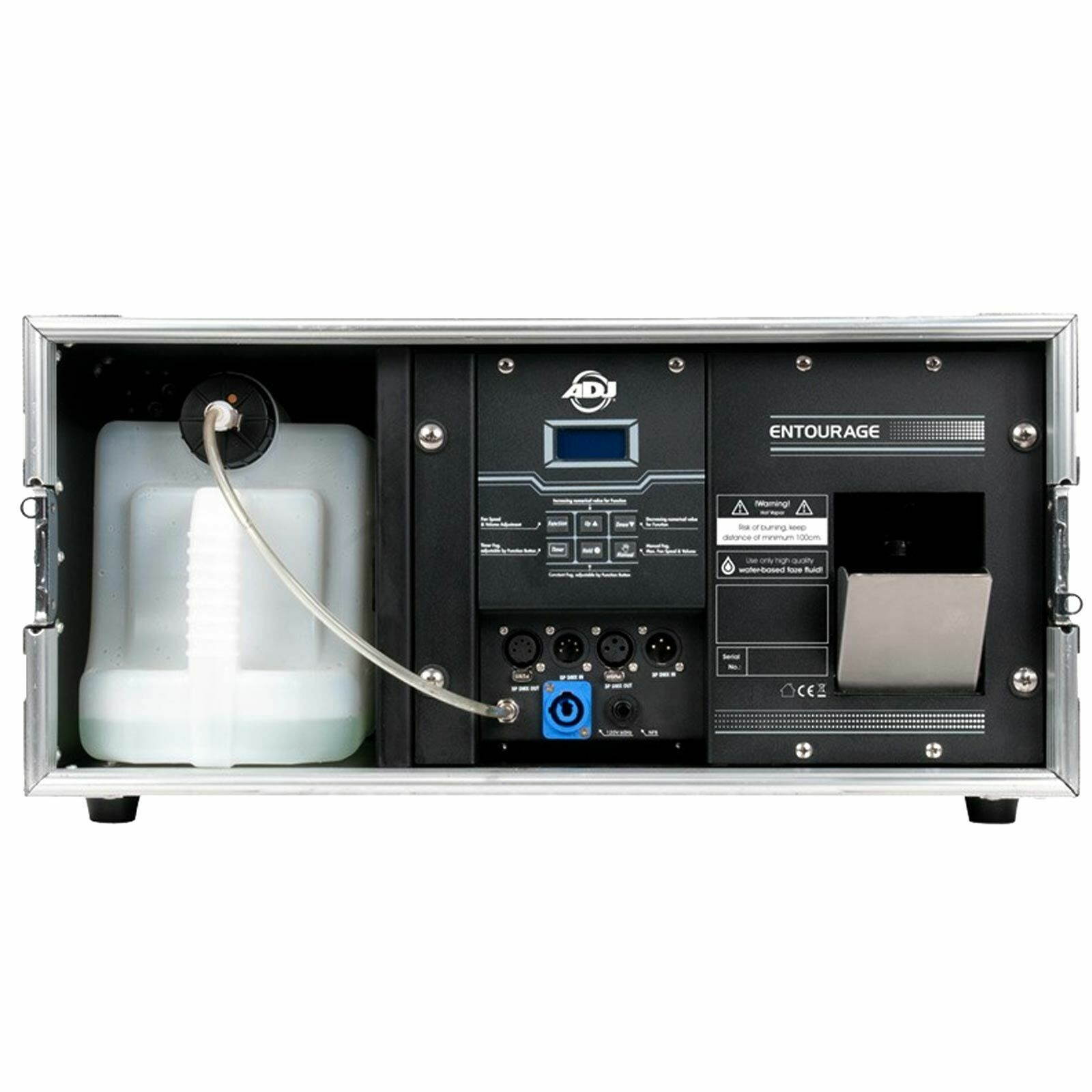 American DJ Entourage 1500W Pro Faze Machine w Case & DMX & 4 Gallons of Fluid