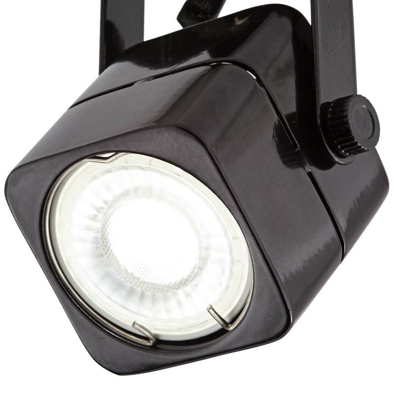 Pro Track Black Square 6.5 Watt LED Bullet Head for Juno Track System