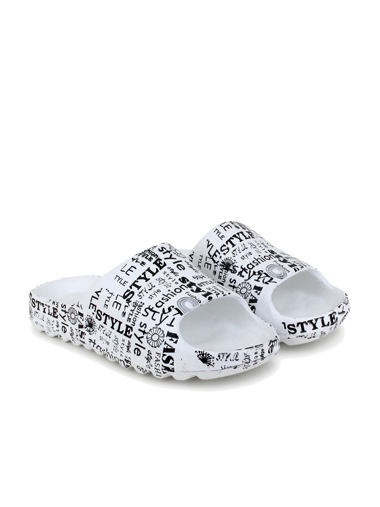 Pampy Angel Men's White Slides