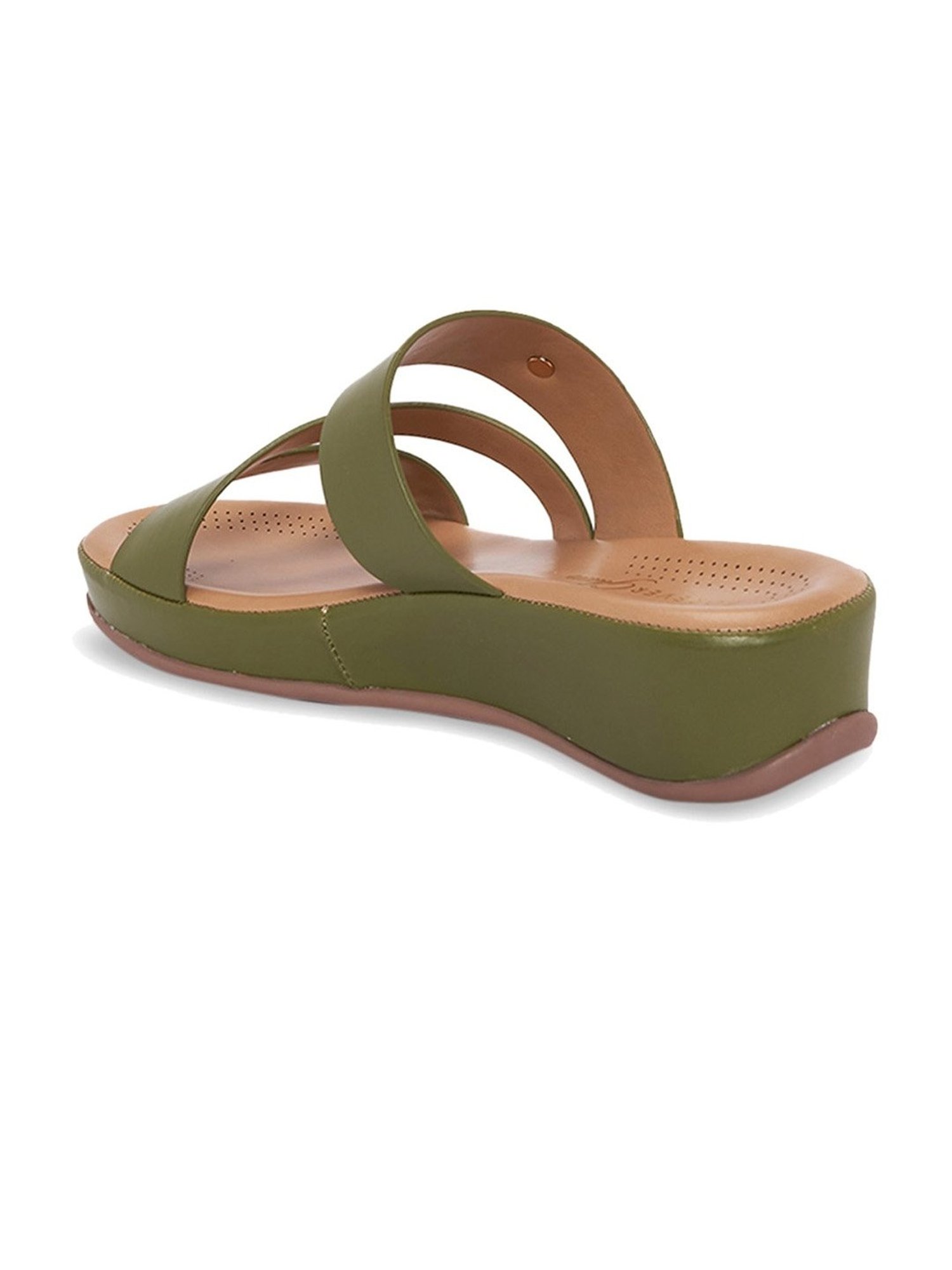 Forever Glam by Pantaloons Women's Green Casual Wedges