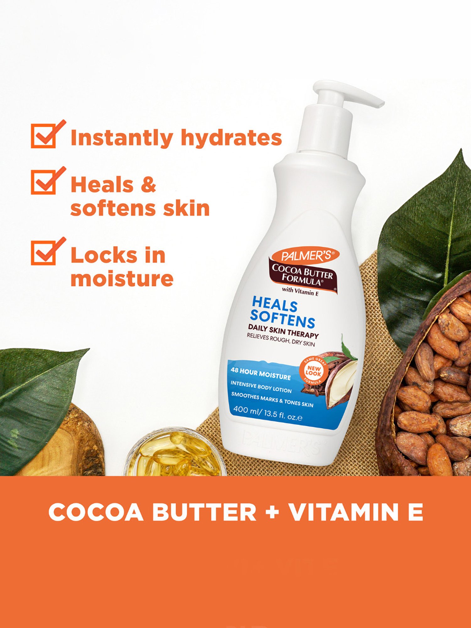 Palmer's Cocoa Butter Formula with Vitamin E Heals Softens Intensive Body Lotion - 400 ml