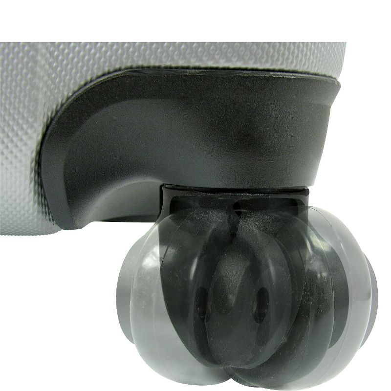 Traveler's Choice Rome 25" Spinner Suitcase - Silver