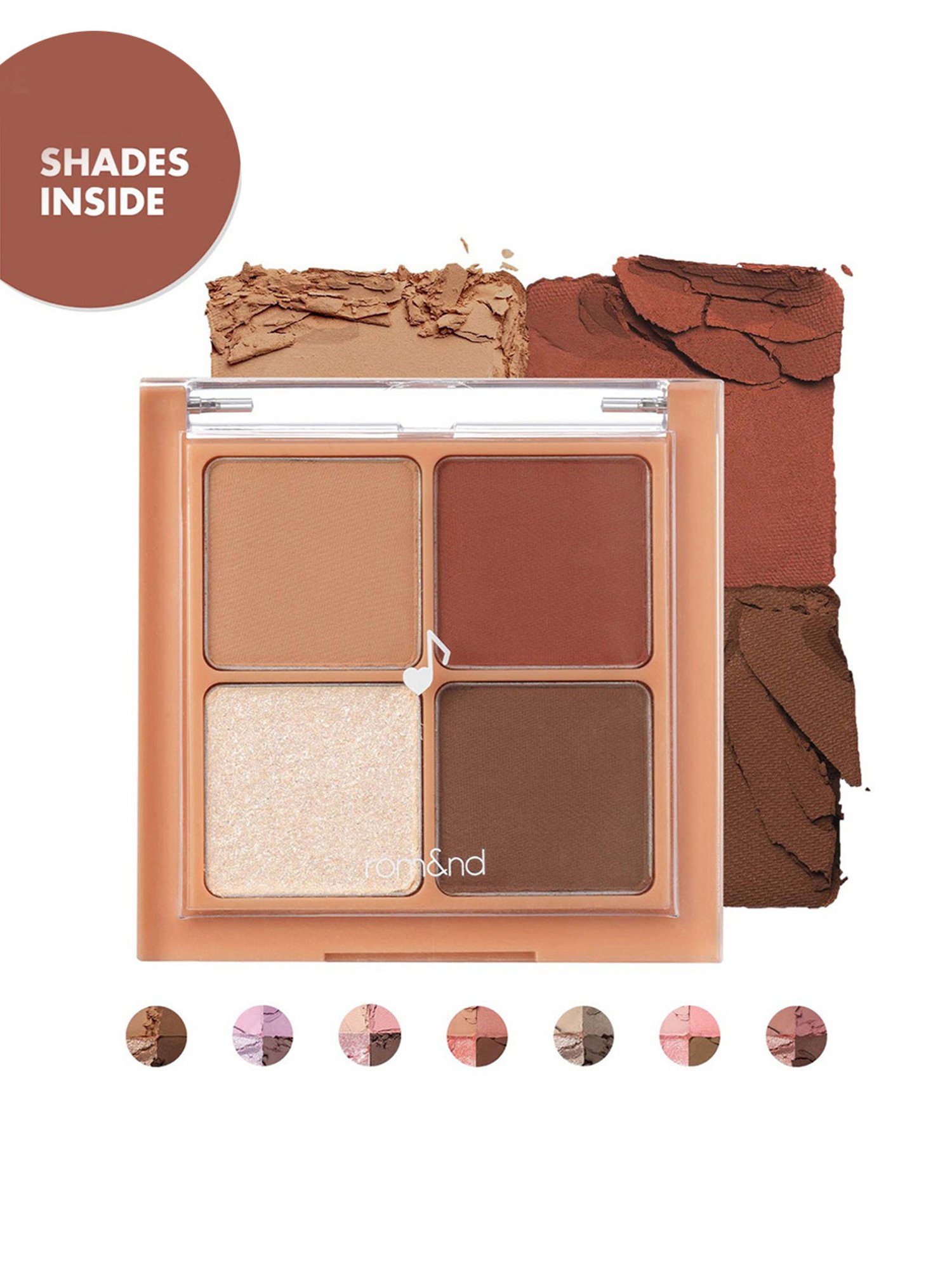 BH Cosmetics 7 Color Shadow Palette Citrine for November - 9 gm