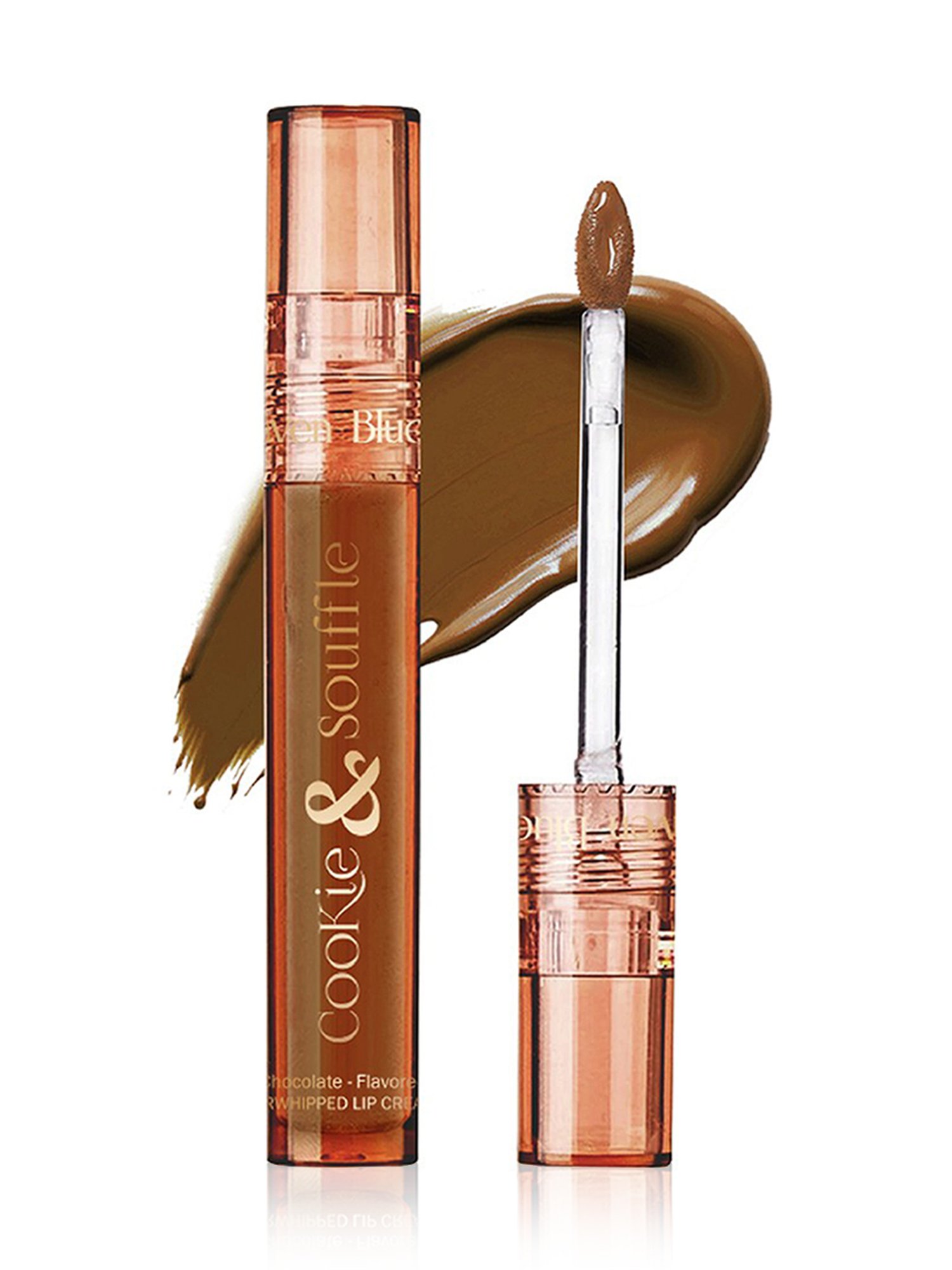 Blue Heaven Cookie & Souffle Chocolate - Flavored Airwhipped Lip Cream Nutty Crush - 3.2 ml