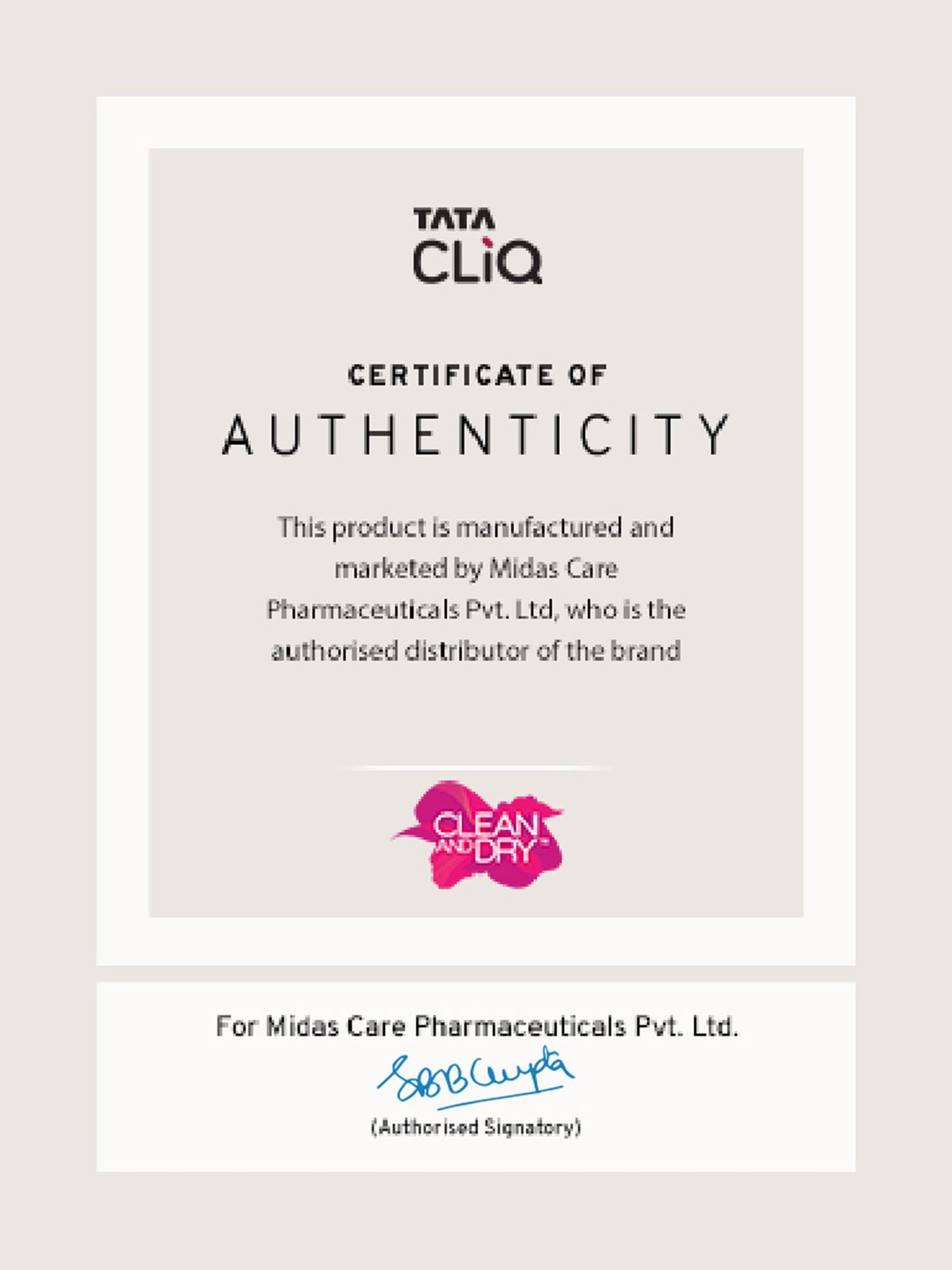 CLEAN AND DRY Foam Wash - 85 gm