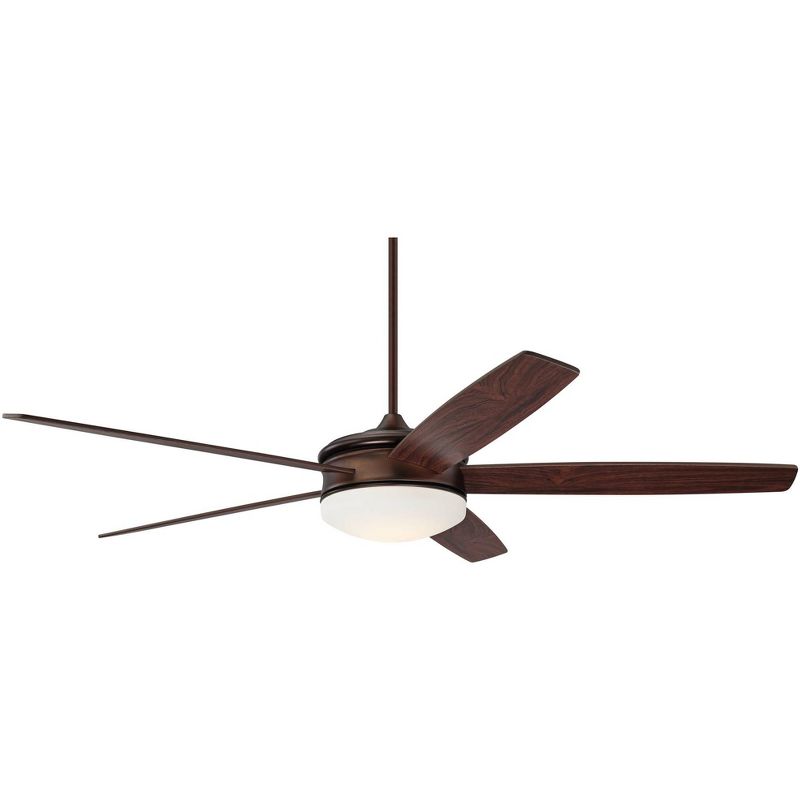 70" Casa Vieja Modern Ceiling Fan with Light LED Dimmable Remote Control Oil Brushed Bronze for Living Room Kitchen Bedroom