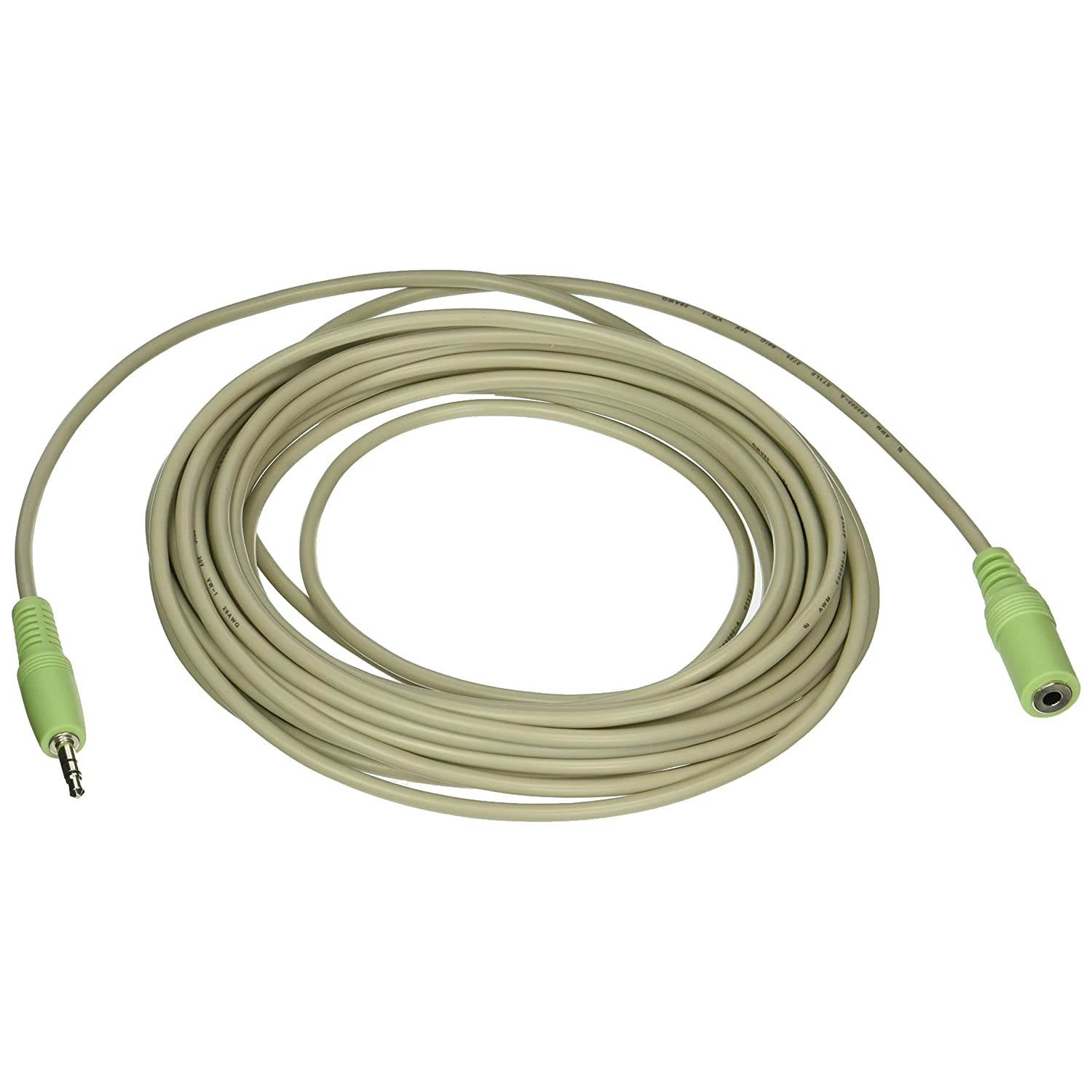 C2G 27410 3.5mm M/F Stereo Audio Extension Cable (PC-99 Color-Coded) (25 Feet, 7.62 Meters)