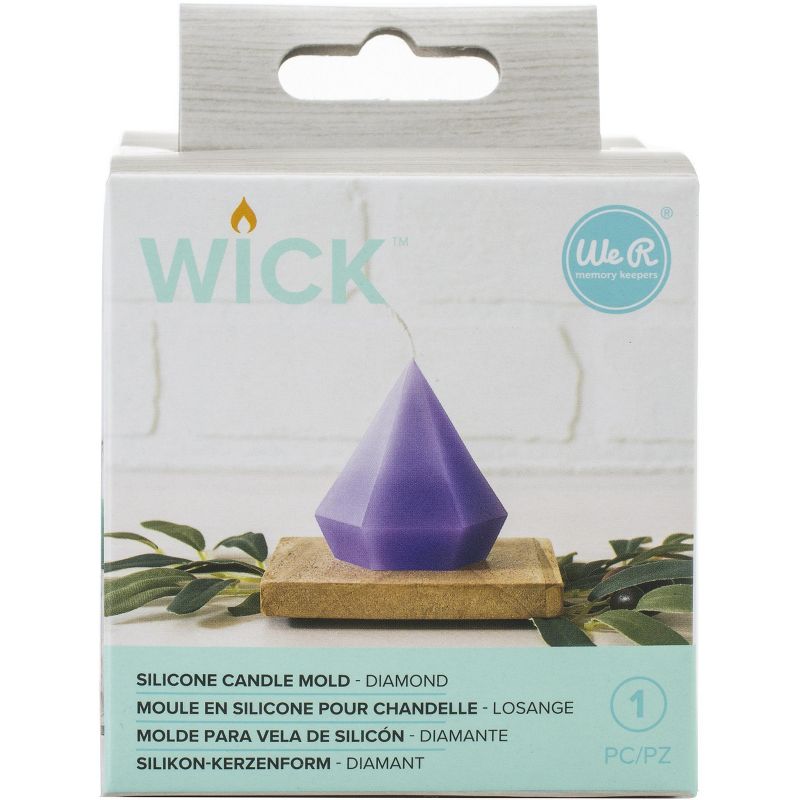 We R Wick Candle Mold-Diamond