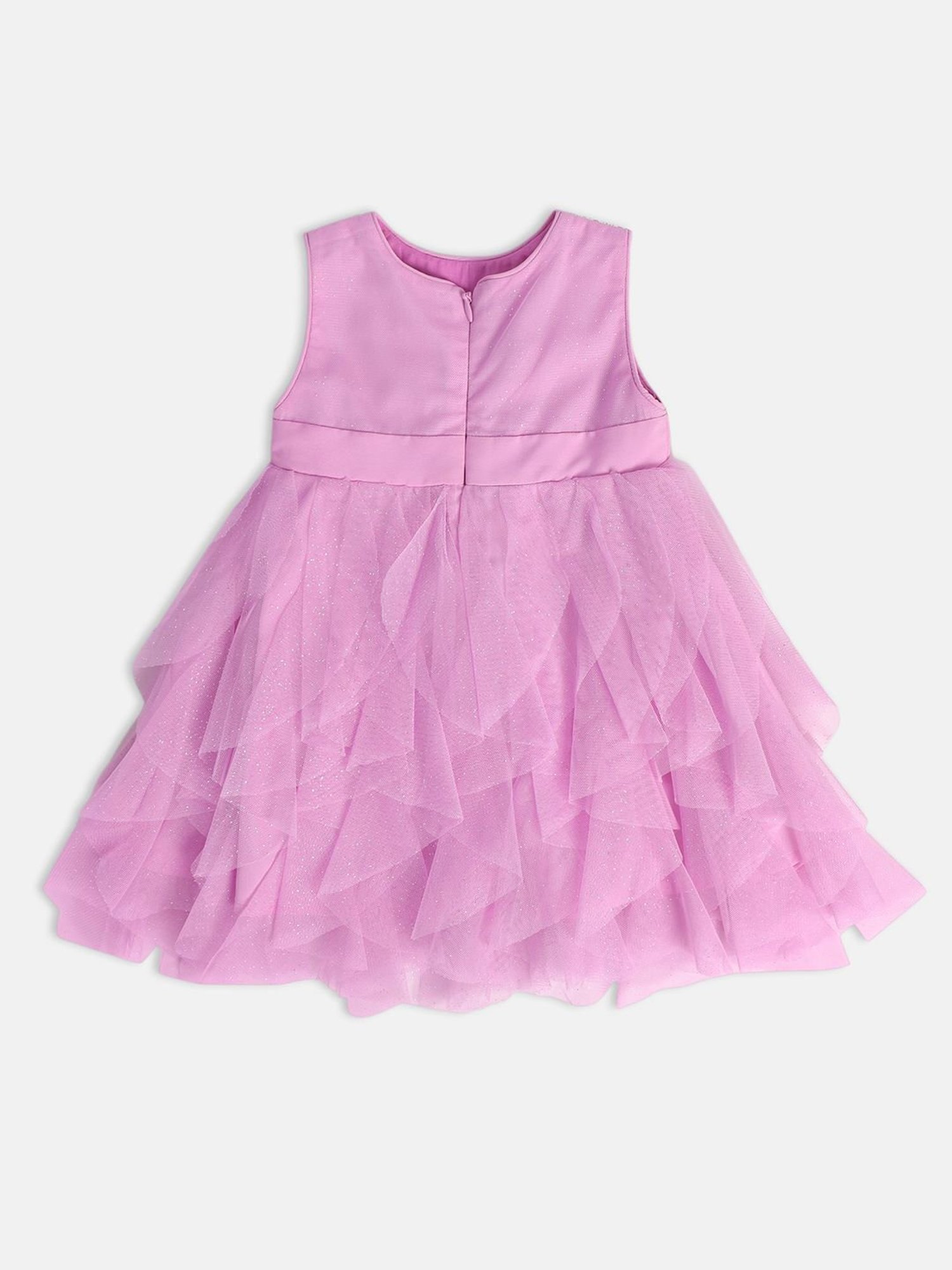 Nauti Nati Kids Blue Embroidered Dress