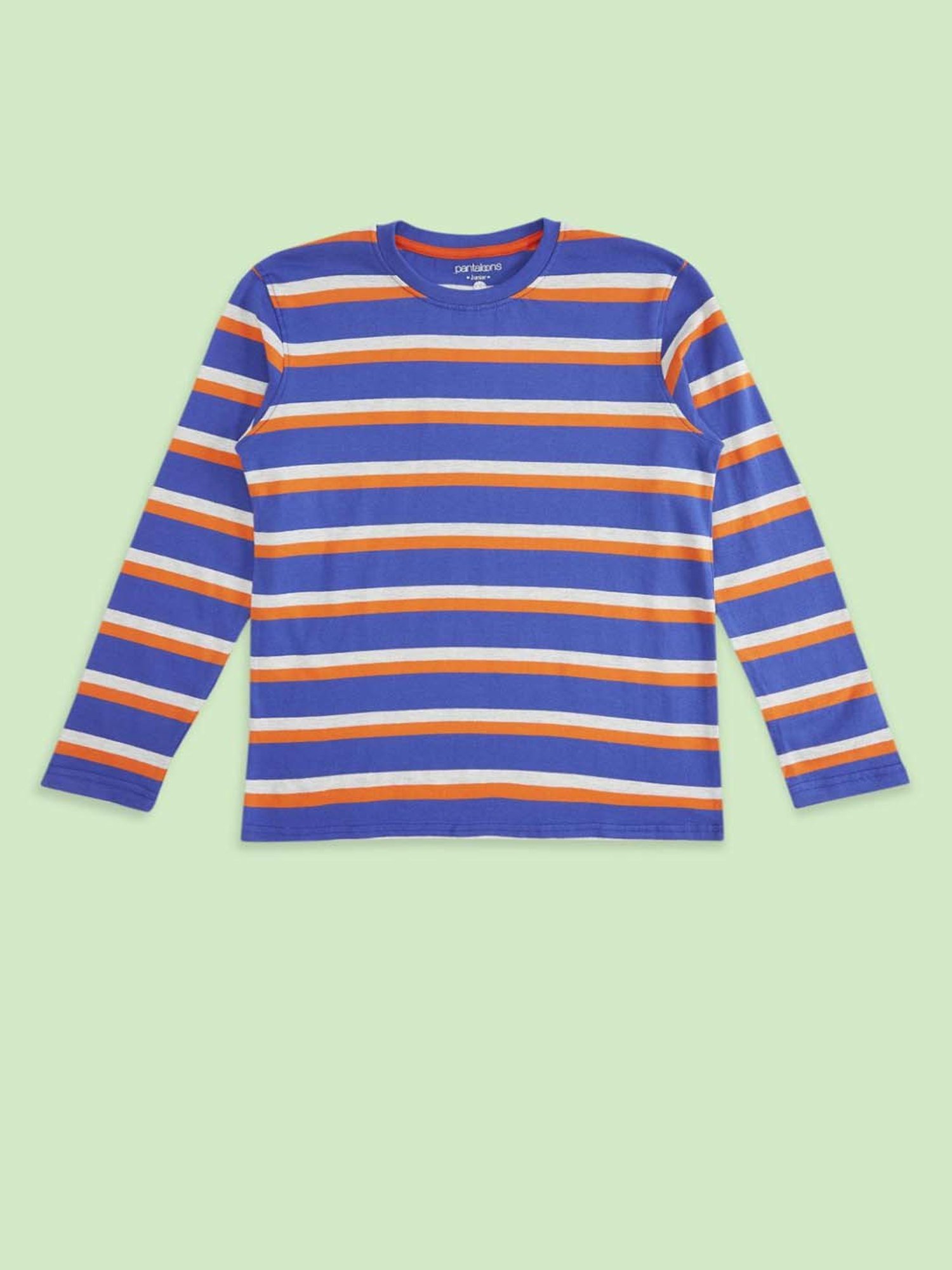 Pantaloons Baby Kids Multicolor Cotton Printed Full Sleeves T-Shirt