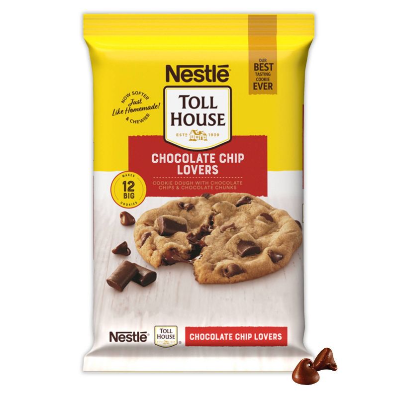 Pillsbury Big Deluxe Chocolate Chip Cookie Dough with Hershey's Mini Kisses - 16oz/12ct
