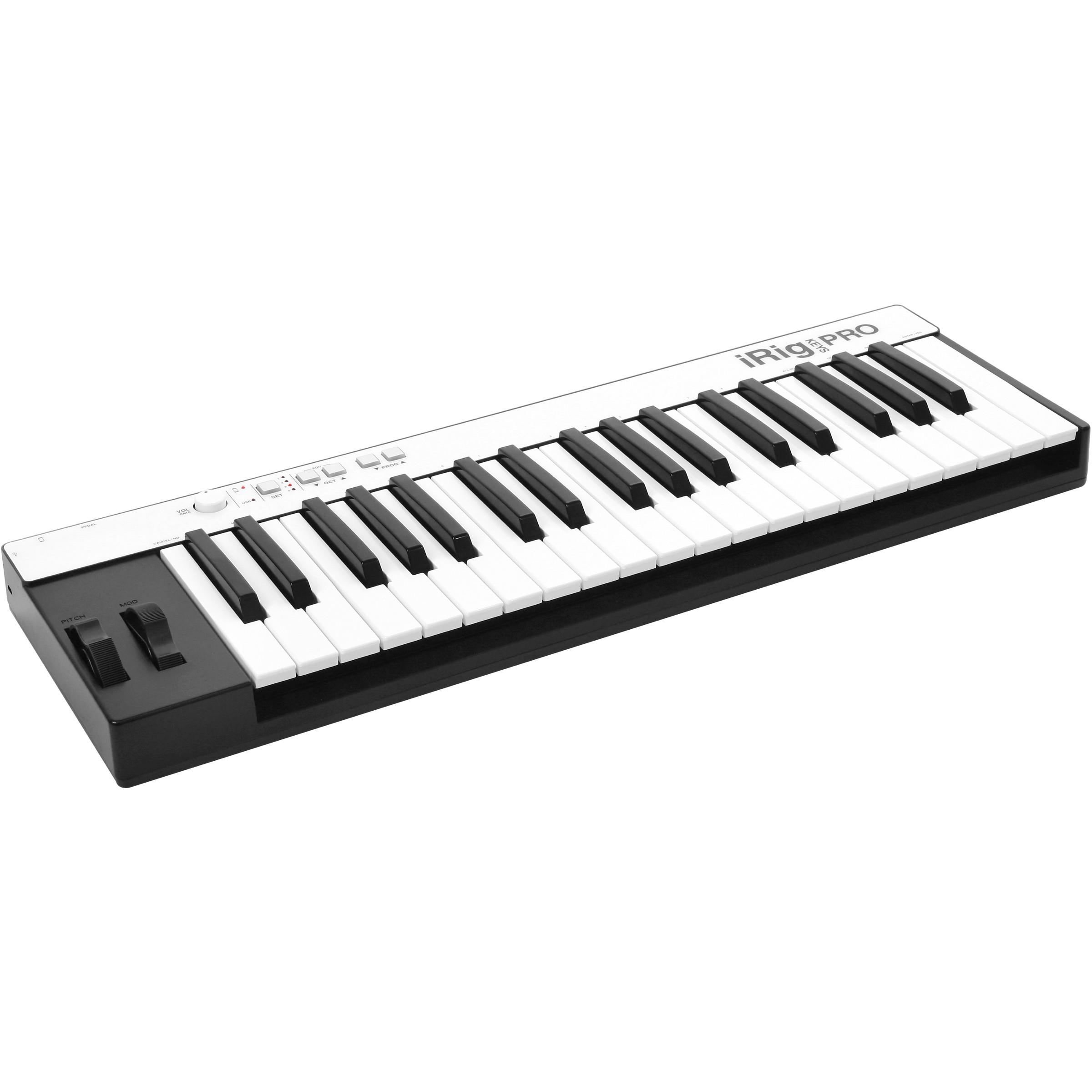 IK Multimedia iRig Keys Pro MIDI 37-key Keyboard Midi iOS Controller