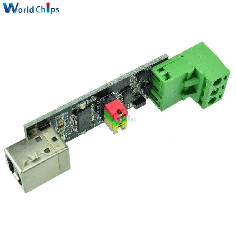 USB 2.0 to TTL RS485 Serial Converter Adapter FTDI Module FT232RL SN75176 double function double for protection Top Sale