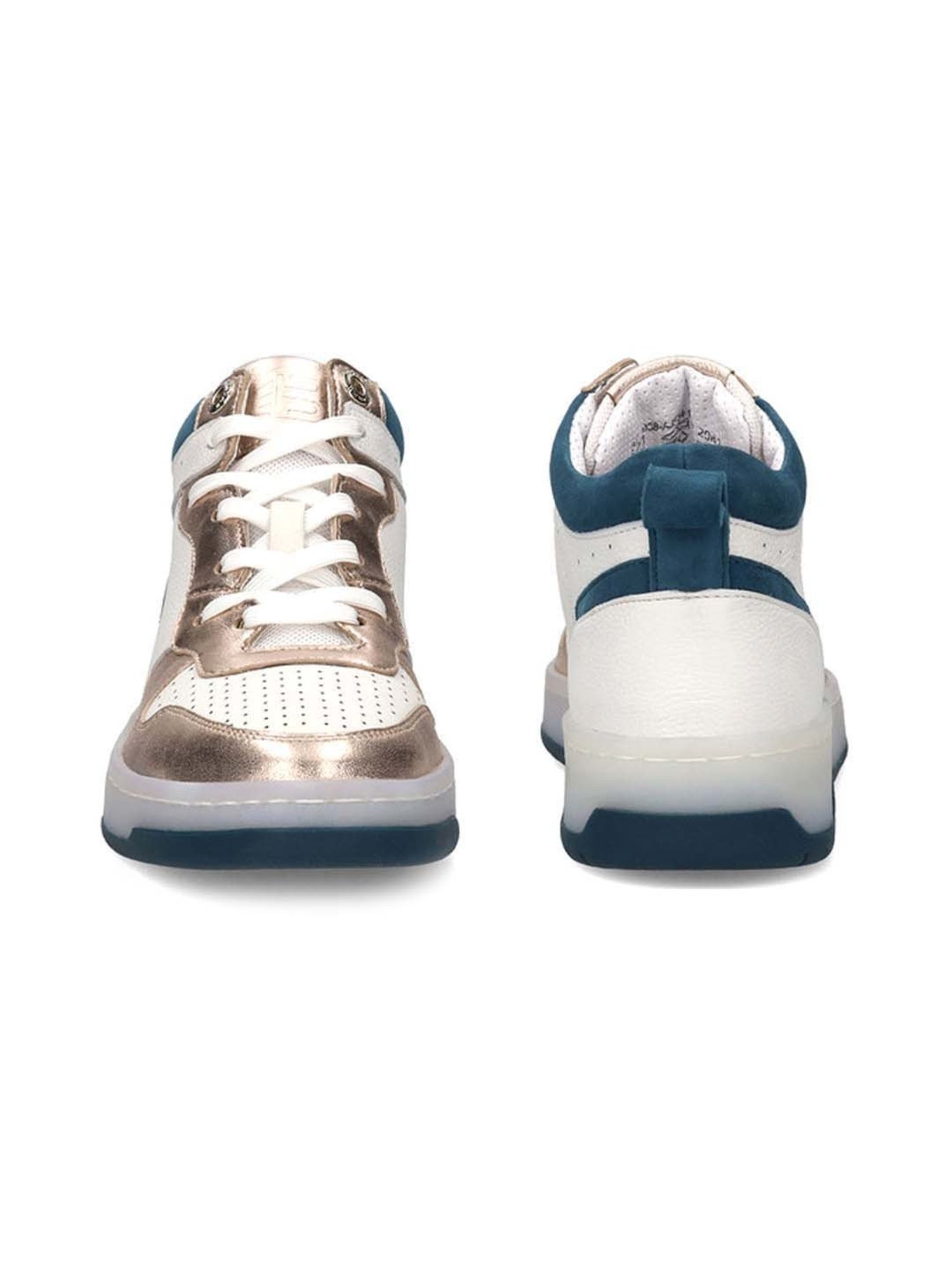 Bagatt Women's Sting White Ankle High Sneakers