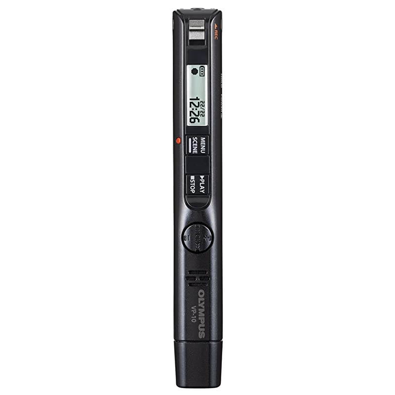 VP10 Voice Recorder with 4GB PCMWMAMP3 USB Voice Activated Recording Black