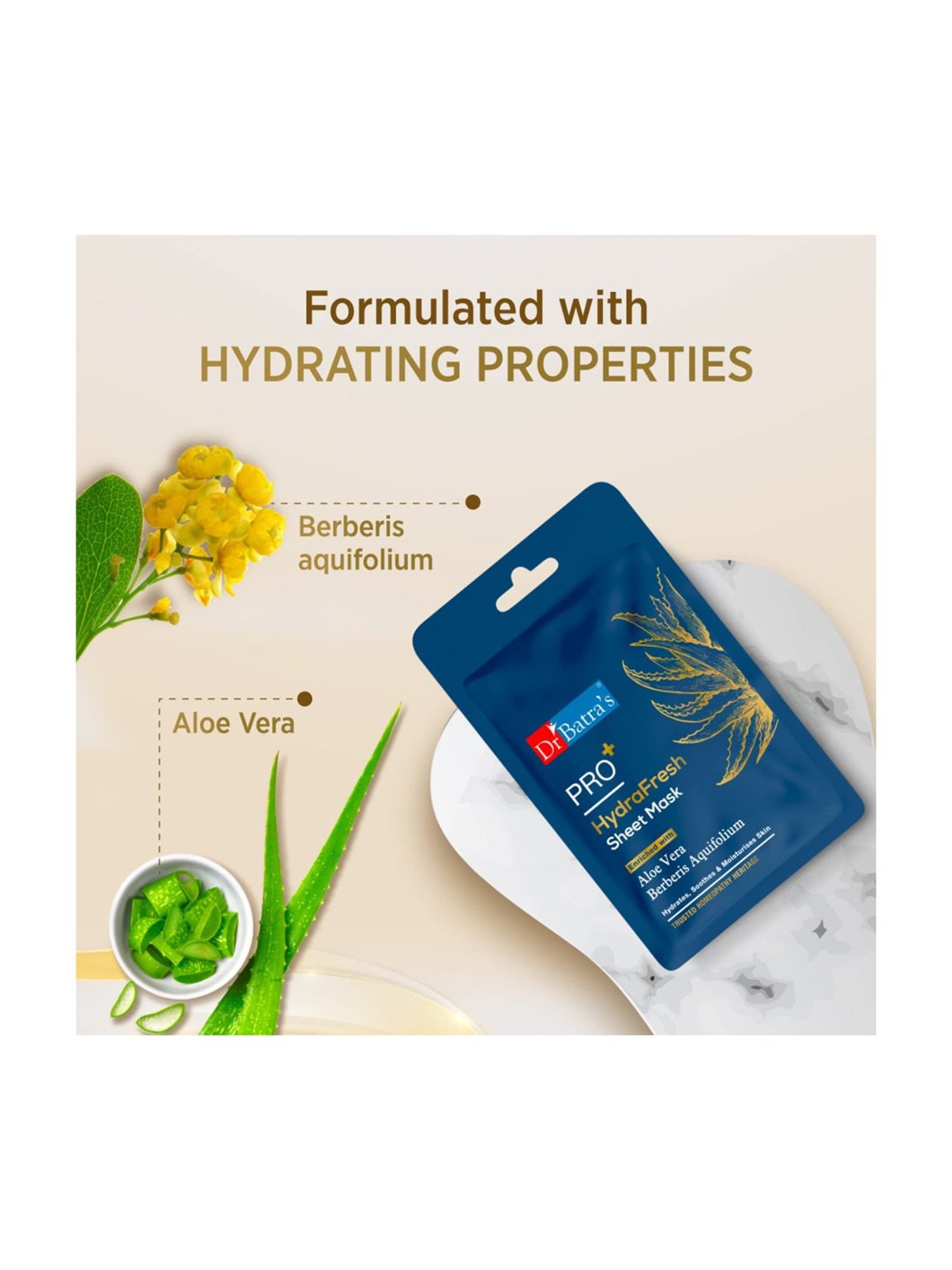 Dr. Batra's Pro+ HydraFresh Sheet Mask - 25 gm