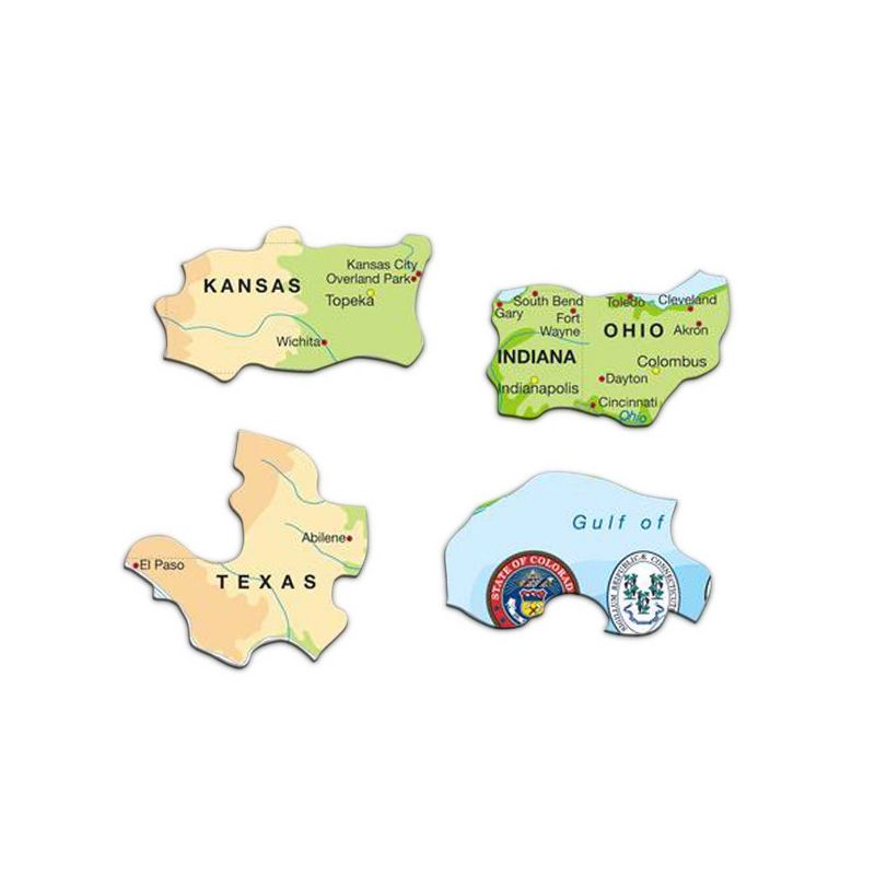 Springbok Larsen United States Map Children's Educational Jigsaw Puzzle 90pc