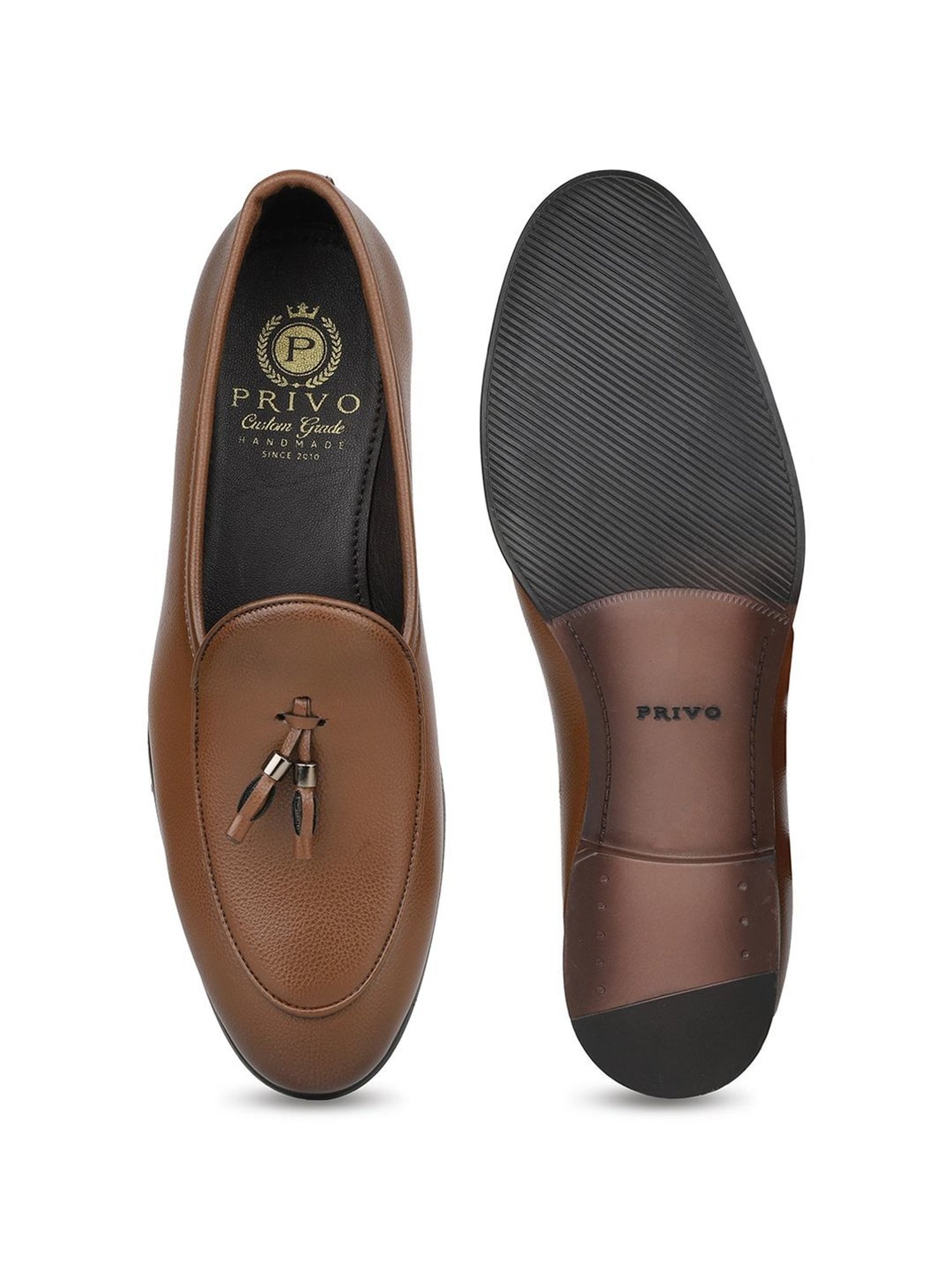 Privo by Inc.5 Men's Tan Formal Mocassins