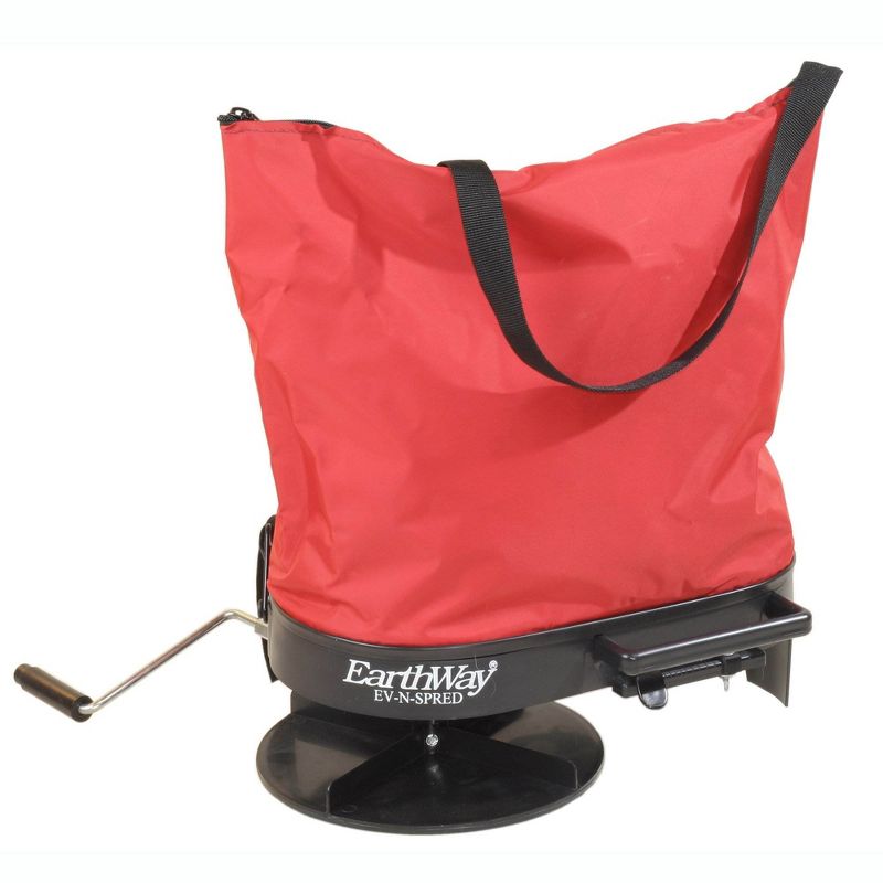 Earthway 2750 20 Lb. Hand Crank Nylon Bag Fertilizer Seed Salt Spreader Hopper
