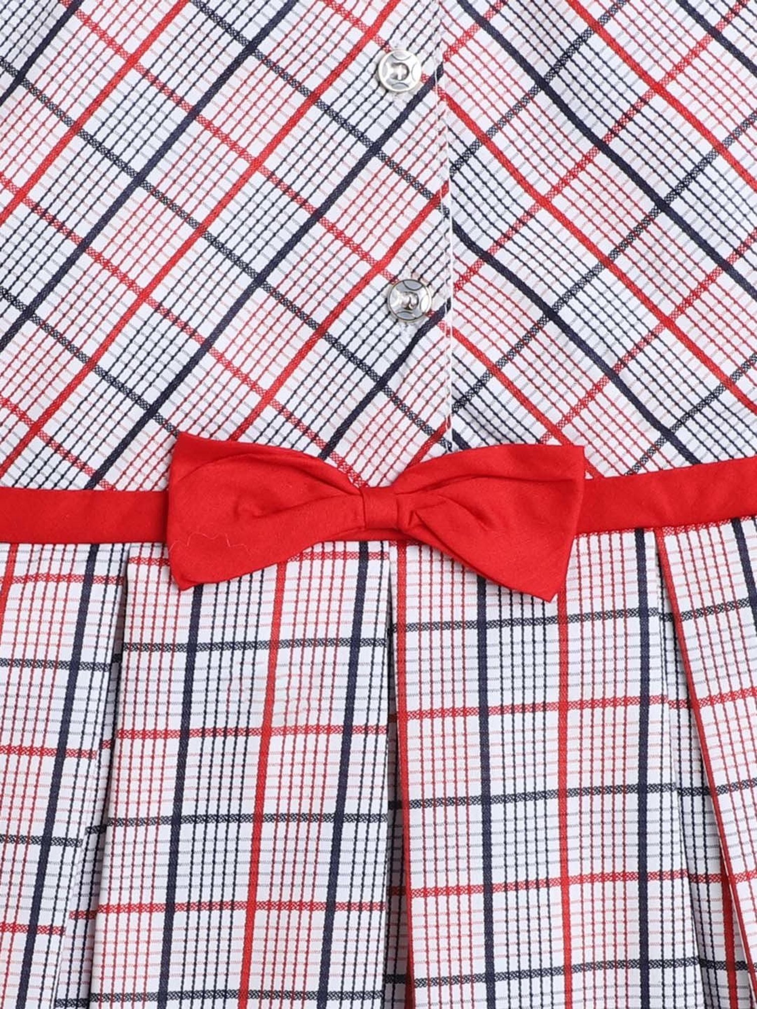 The Magic Wand Kids Multicolor Chequered Dress