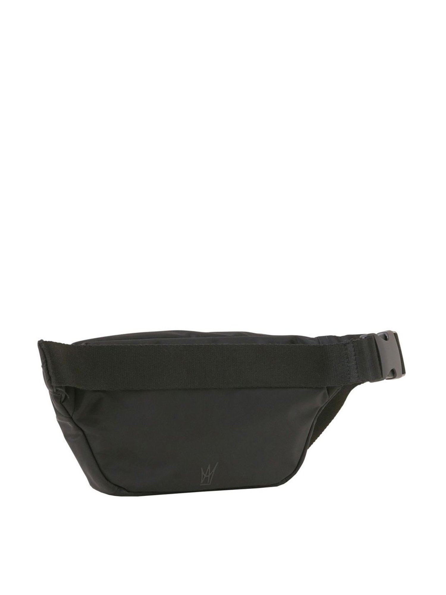 Accessorize London Black Fabric Solid Waist Pouch