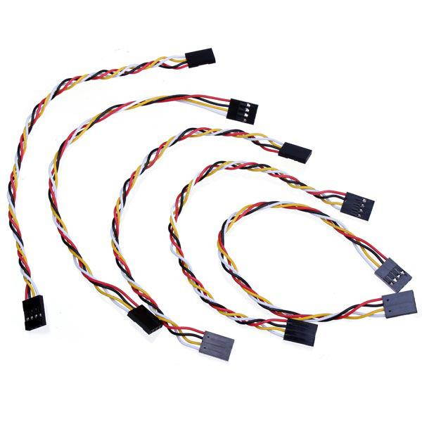 100pcs 4 Pin 20cm 2.54mm Jumper Cable DuPont Wire For Arduino Female To Female