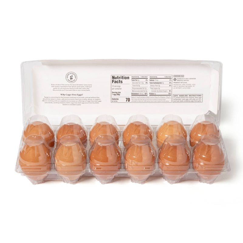 Cackle Fresh Grade A Large Eggs - 18ct