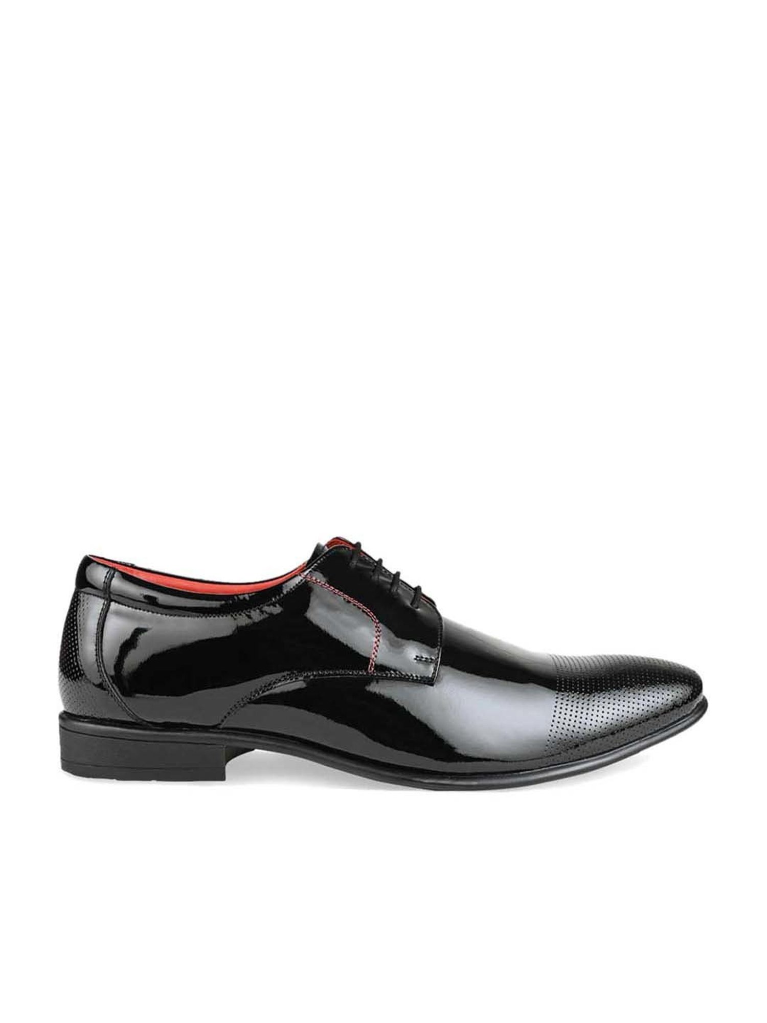 Regal Men's Black Derby Shoes