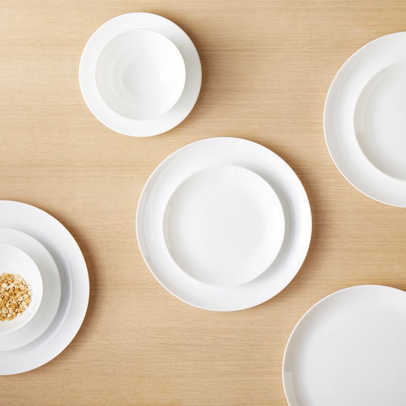 Glass Salad Plate 7.4" White - Made By Design™