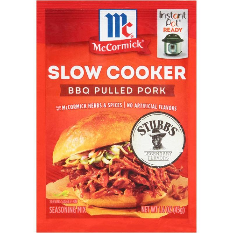 McCormick Slow Cookers BBQ Pulled Pork Seasoning - 1.6oz