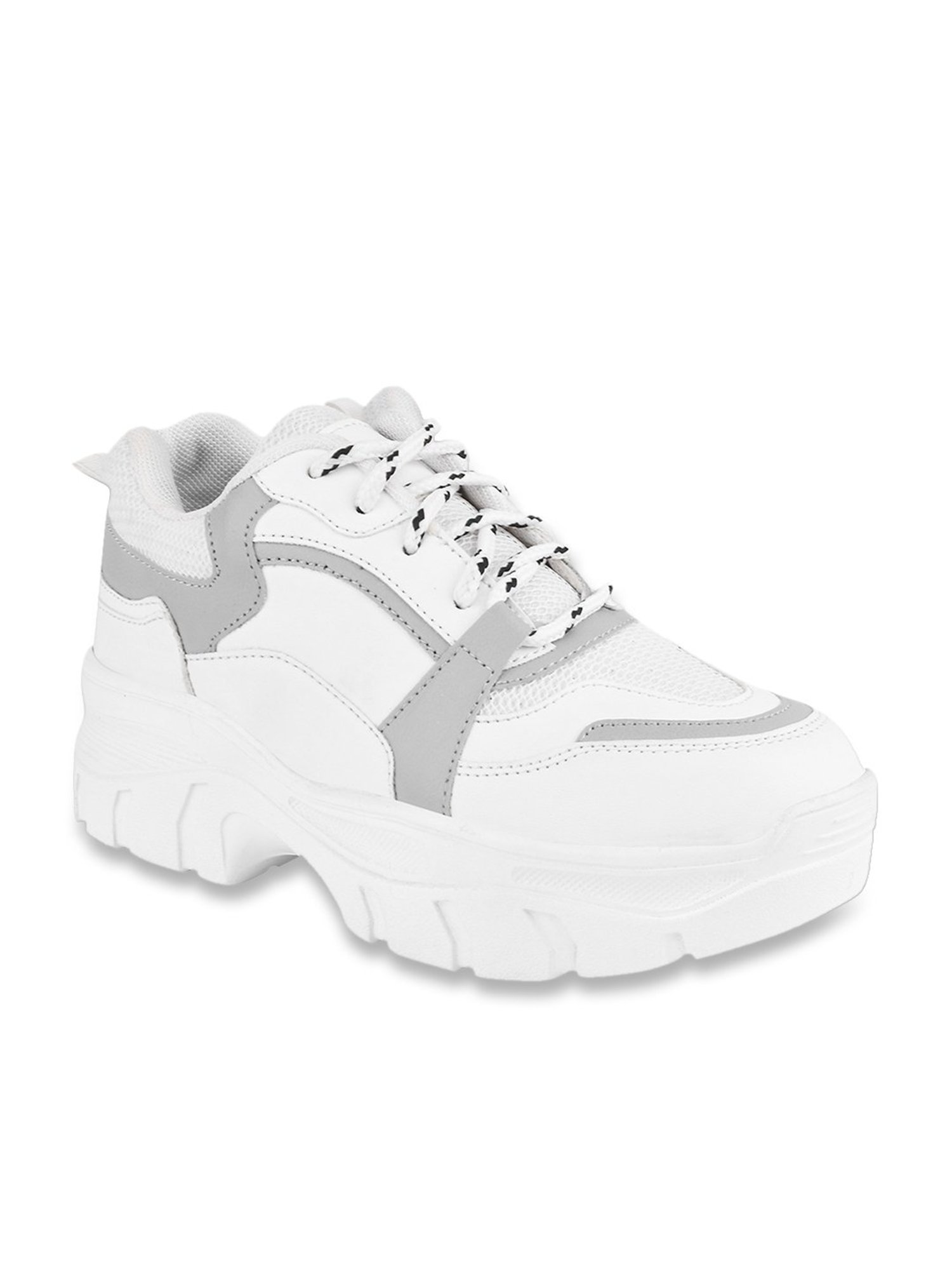 Shoetopia Women's Grey Sneakers