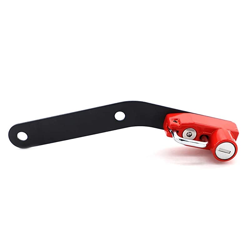 Motorcycle Helmet Lock Anti-Theft Helmet Security Lock for Suzuki GSX-R1000 2017-Newer-Red