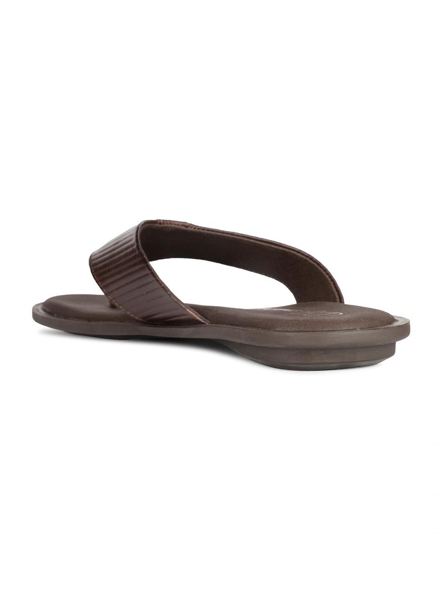 Hush Puppies by Bata Men's EDDIE E Brown Thong Sandals