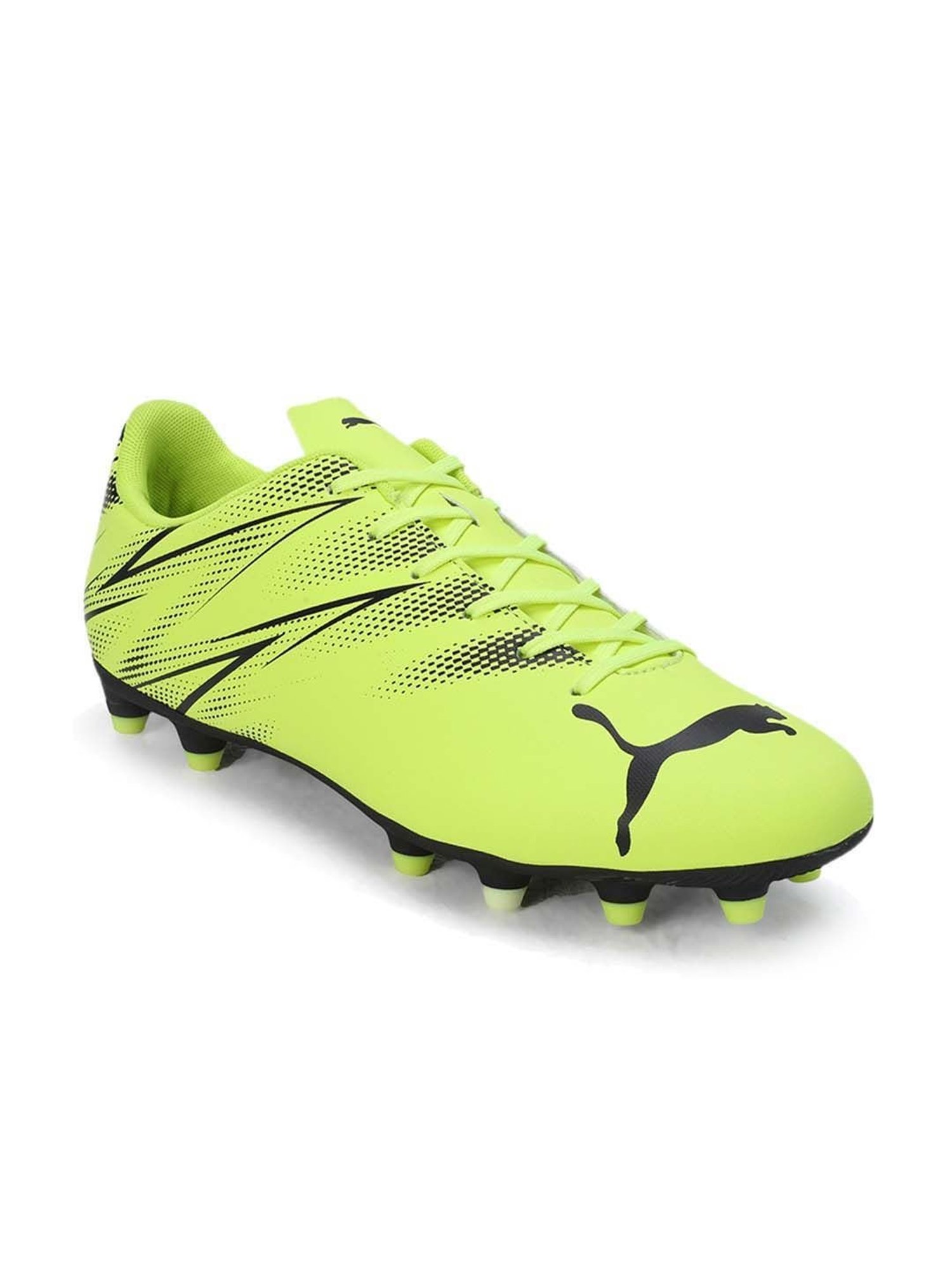 Puma Men's ATTACANTO FG/AG Electric Lime Football Shoes