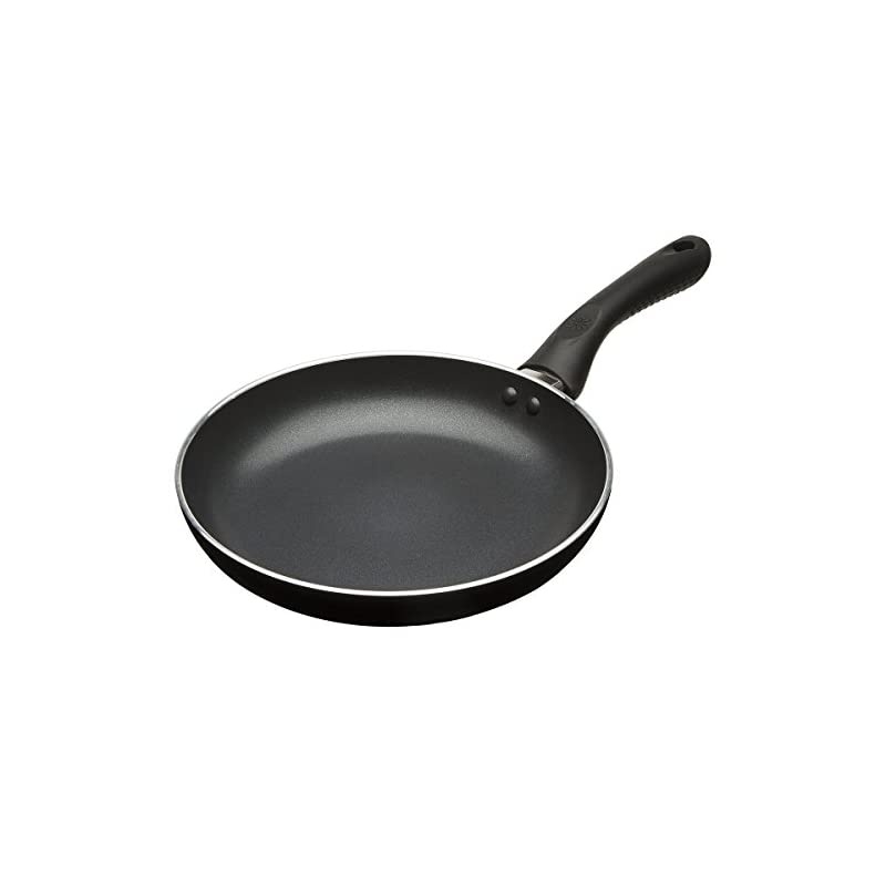 Cookware Non-Stick Fry Pan With Handle, Aluminum, 9.5", Black