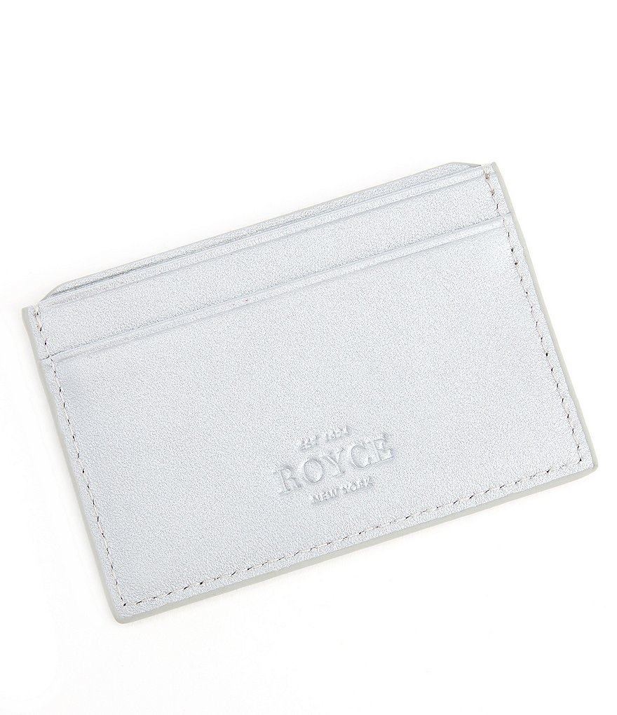 ROYCE New York RFID Executive Slim Credit Card Case