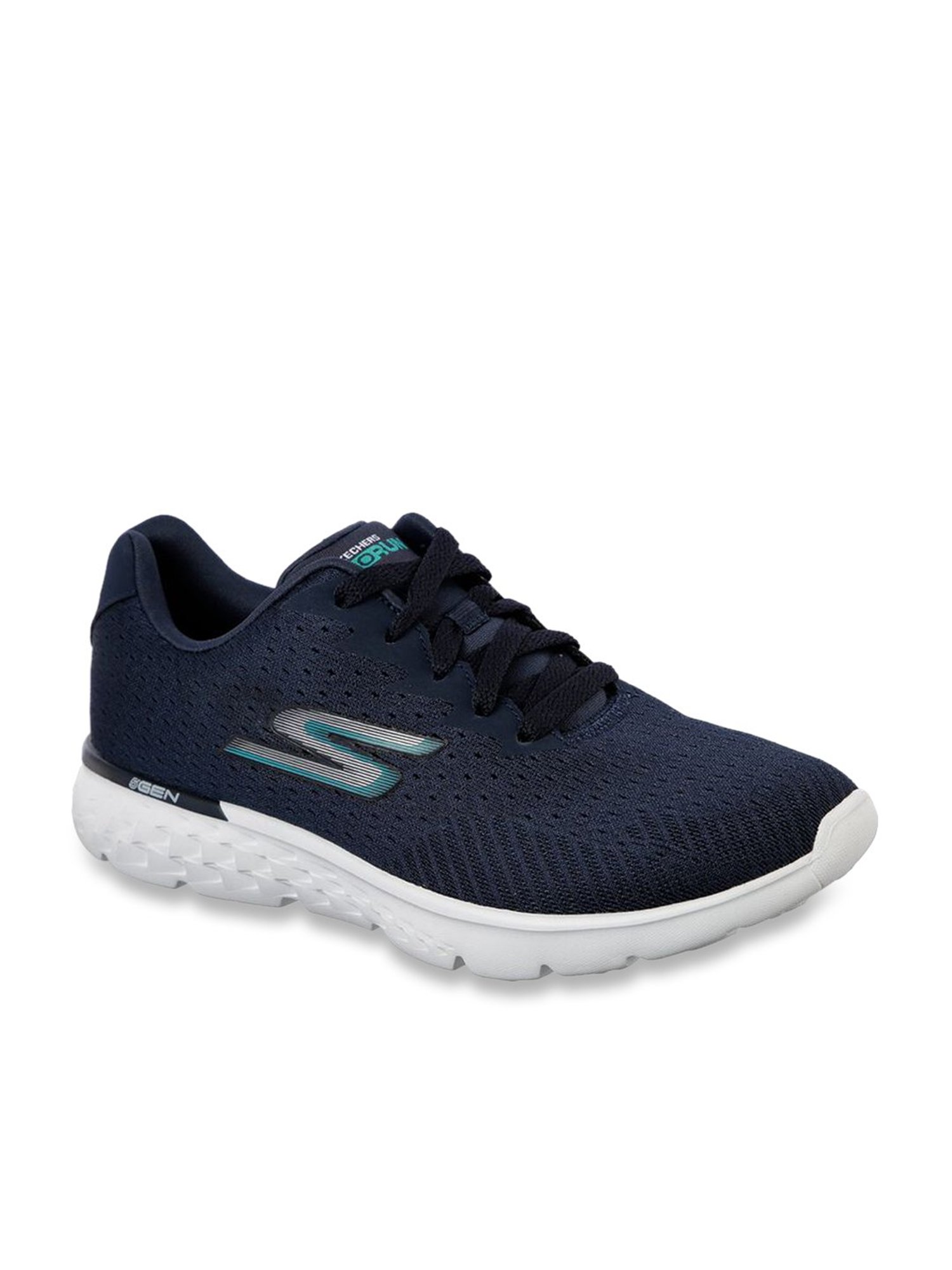 Skechers Women's GO RUN 400 - SOLE Navy White Running Shoes