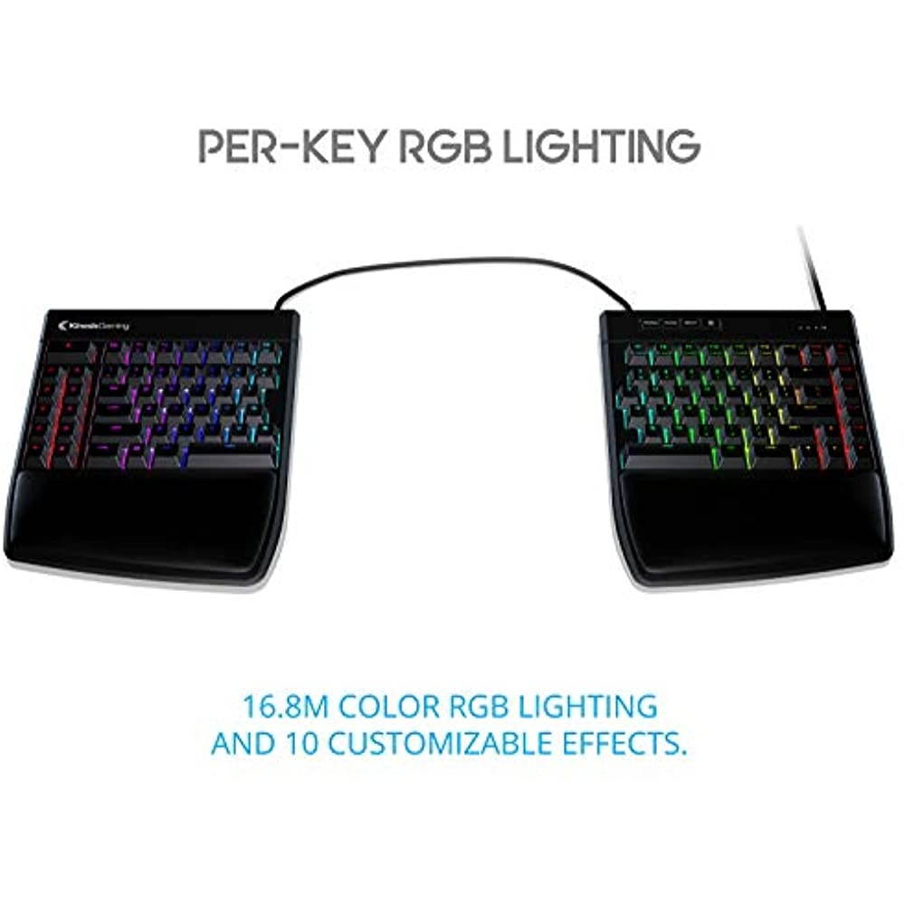 KINESIS Gaming Freestyle Edge RGB Split Mechanical Keyboard (MX Brown)