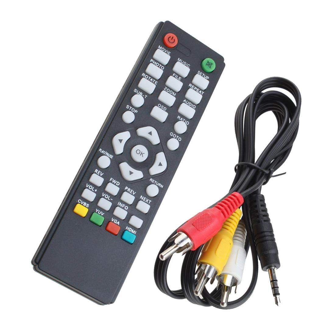 HDMI 1080P USB3.0 U Disk Video Play Box with Built-in Mediaplayer, US Plug(Black)