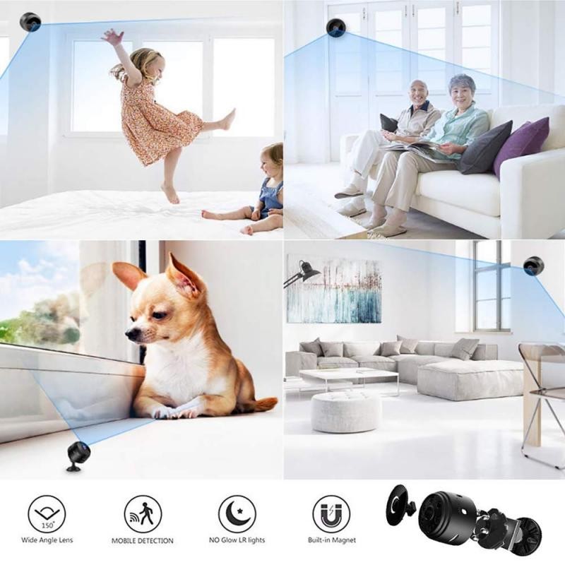 1080P HD IP mini camera wireless Wifi security remote control surveillance night vision hidden mobile detection camera