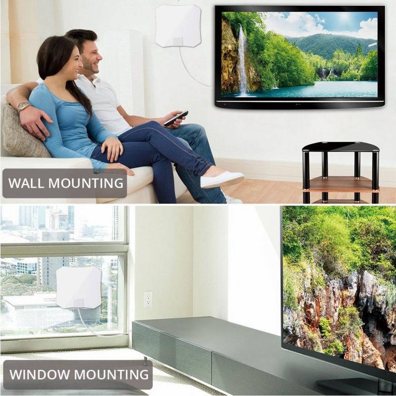 ANTOP Digital Indoor HDTV Antenna 30-45 Mile Range w/Smartpass Amplifier