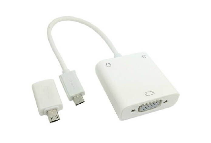 USB MHL/MHL To VGA Adpater Cable For Galaxy i9300 N7100 i9500 i9600 s5 s4 note2 note3
