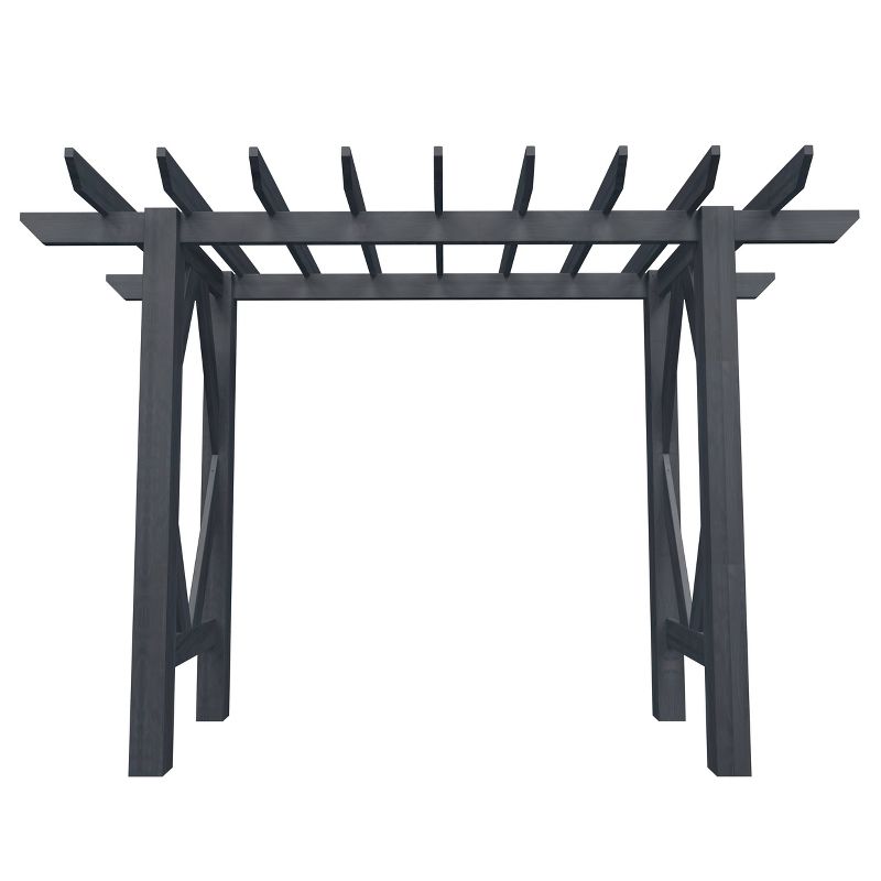 7.5' Summerwood Craftsman Cedar Arbor Brown - Vita